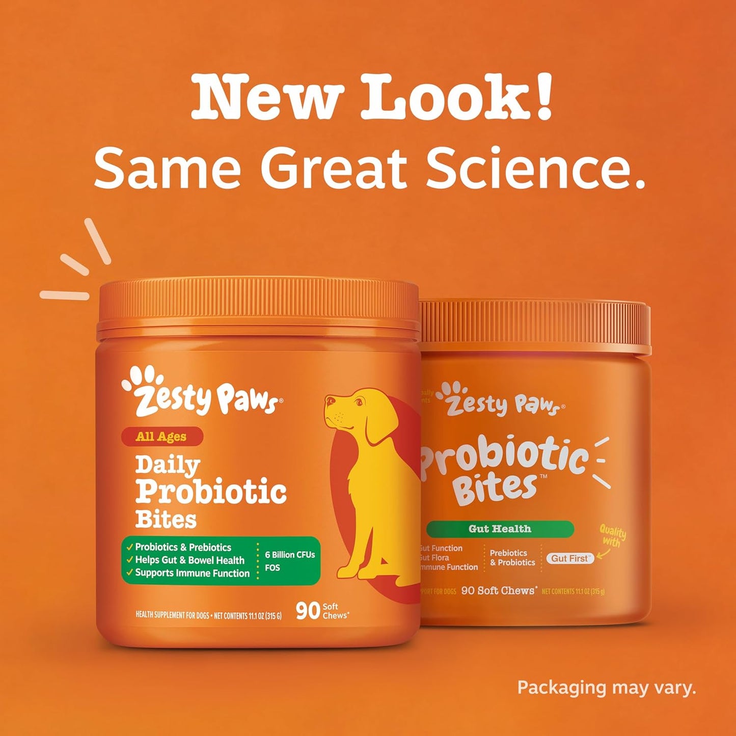 Zesty Paws Probióticos para perros - Enzimas digestivas para la flo...