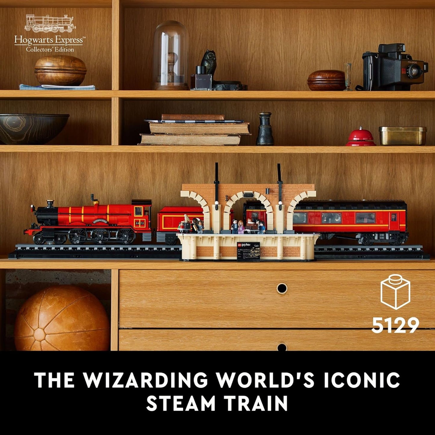 LEGO Harry Potter Hogwarts Express – Edición de Coleccionistas 76405, Modelo de Réplica Icónico de Tren de Vapor de las Películas, Set de Recuerdos Coleccionables para Adultos