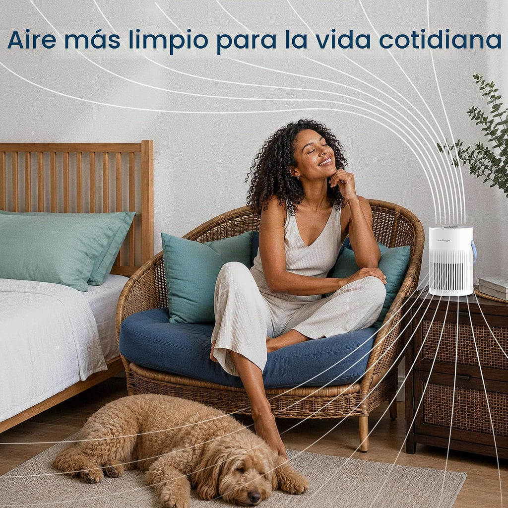 Purificadores de aire para dormitorio con modo de sueño ultrasilenc...