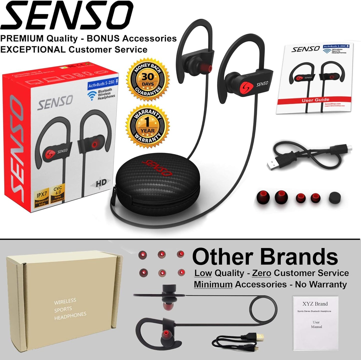 Los auriculares SENSO ActivBuds con Bluetooth, los mejores auricula...