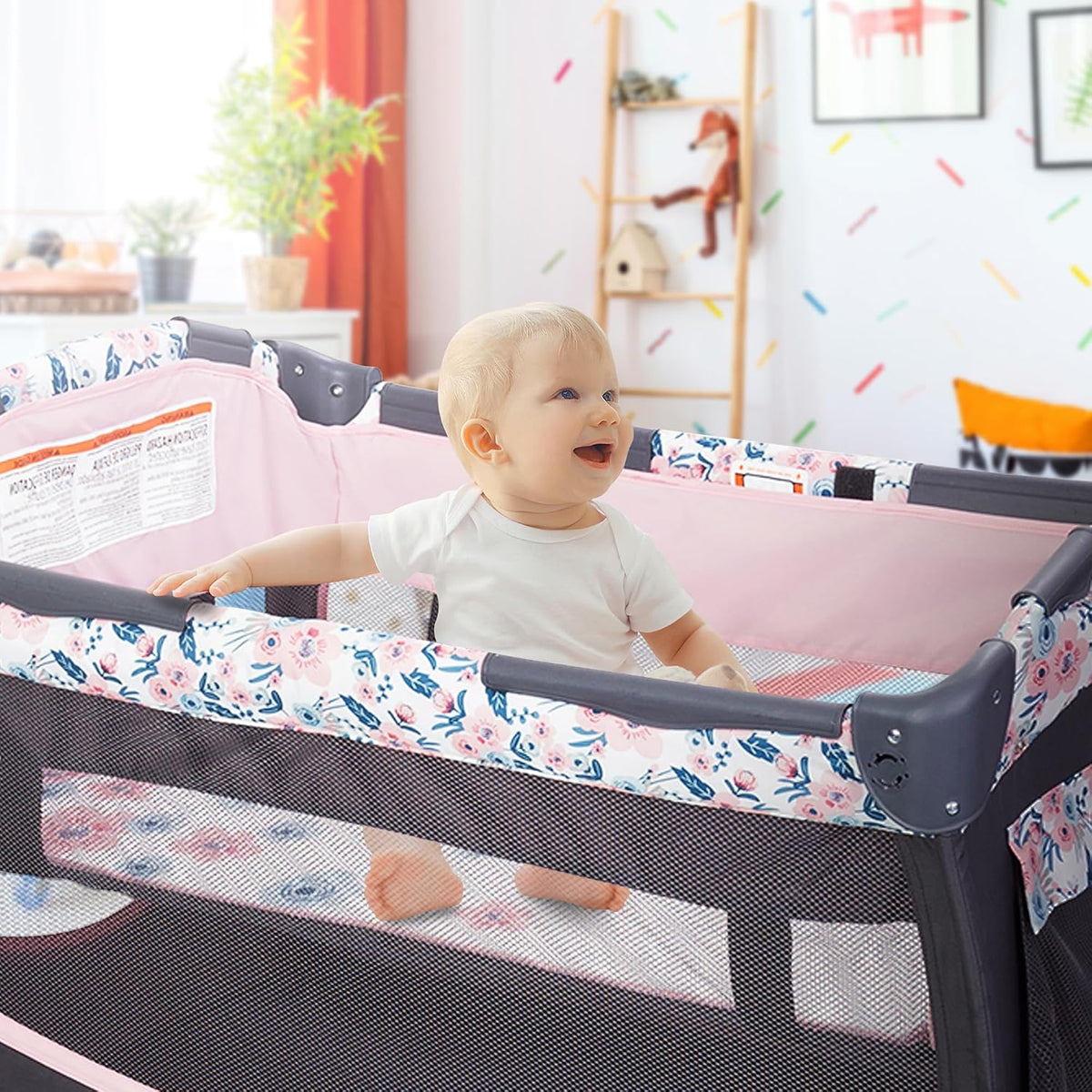 Baby Trend Deluxe II Nursery Center, Bluebell, 41x47x22 pulgadas (p...