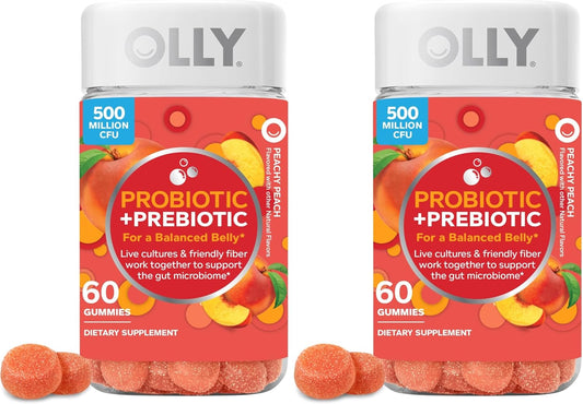 OLLY Gomitas probióticas + prebióticas, apoyo digestivo y salud int...