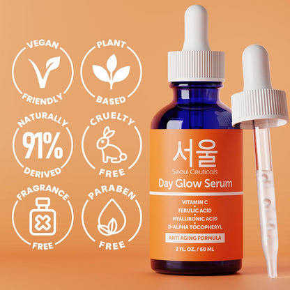 SeoulCeuticals Gran suero coreano de 2 onzas con 20% de vitamina C...