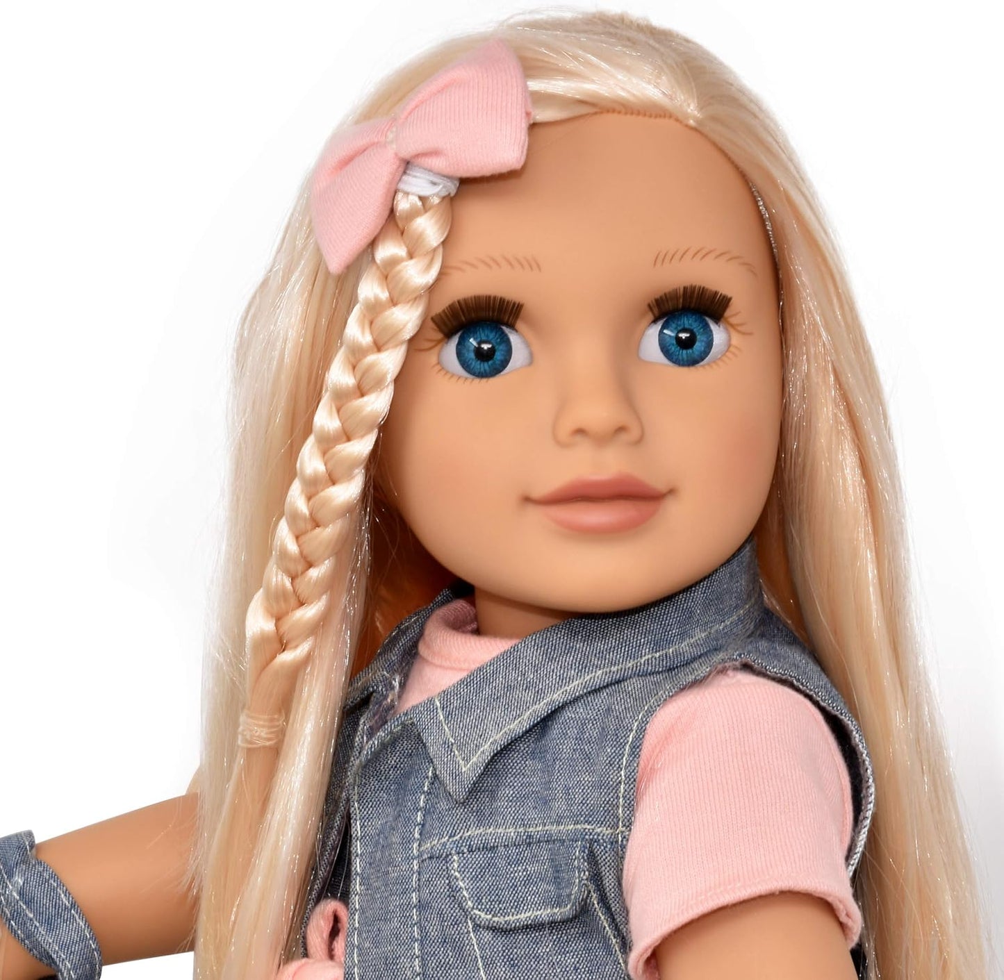 Gift Boutique Muñeca de niña de 18 pulgadas, muñeca de moda con cab...