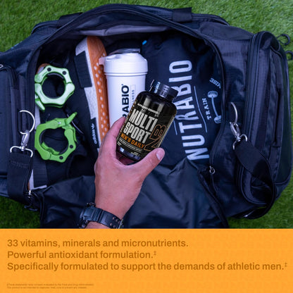 NutraBio Multisport para hombres - Multivitamina para hombre - 33 v...