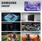 Samsung Smart TV Crystal UHD U8000F 4K de 85 pulgadas (modelo 2025)...