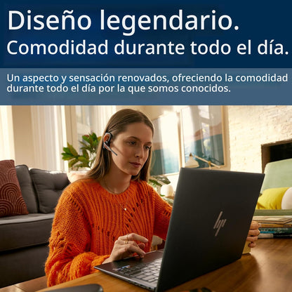 Poly Voyager Legend 30 - Auriculares Bluetooth con micrófono - Boom discreto y 4 micrófonos con cancelación de ruido - Tecnología WindSmart - Comodidad durante todo el día - Conectividad perfecta