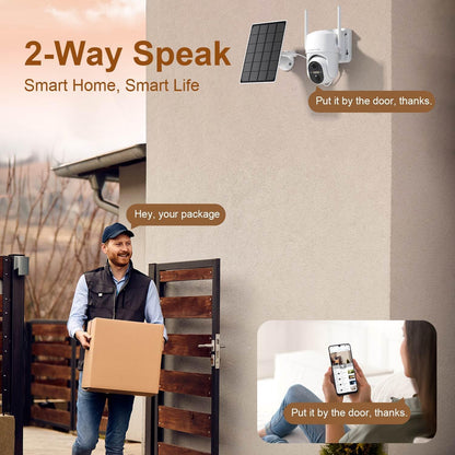 HOSAFE.COM Cámaras de seguridad para el hogar inalámbricas para ext...