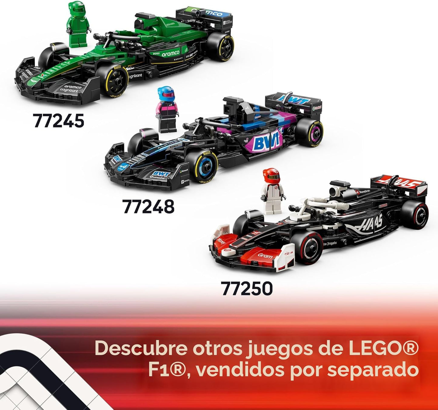 Conjuntos de construcción LEGO Speed Champions Ferrari SF-24 F1 - Juegos de construcción para niños, niños y niñas, a partir de 10 años - Kits de autos de modelo Ferrari F1 para exhibición o juego