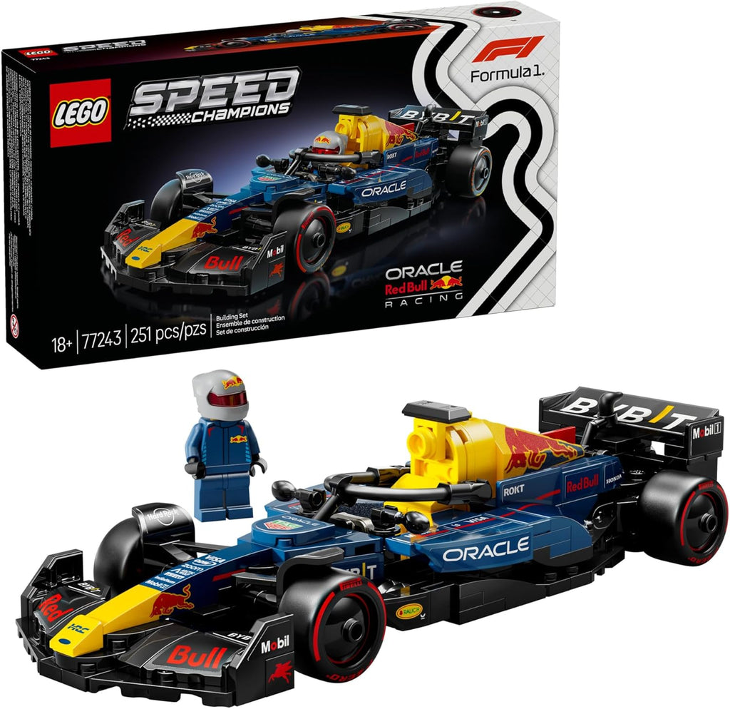 LEGO Speed Champions Oracle Red Bull Racing RB20 F1 modelo de coche de carreras - Kits de construcción para adultos, mayores de 18 años con características realistas - Manualidades DIY de Red Bull