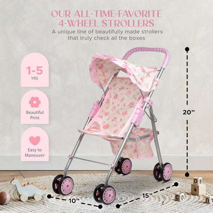 Juego de cochecito para muñeca bebé y asiento para guardería, juego...
