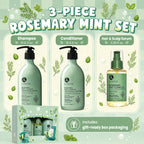 Luseta Rosemary Mint Set de regalo para mujer, cuidado refrescante...