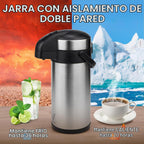VONDIOR Airpot - Dispensador de café con bomba \u2013 Jarra de café...