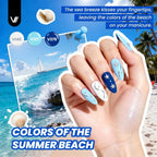 VANREESA Kit de 148 esmaltes de uñas de gel con puntas de uñas de a...