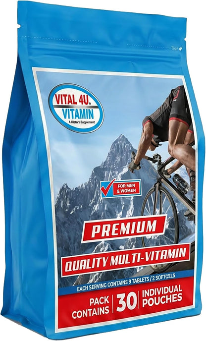VITAL 4U® Vitamina - Multivitamínico prémium para hombres y mujeres...