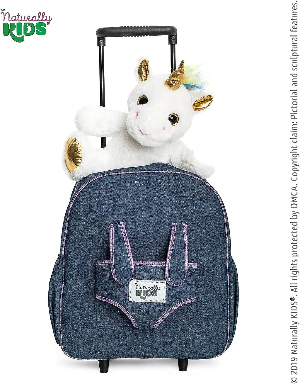 Naturally KIDS Maleta para niños pequeños con. Juguete de peluche d...