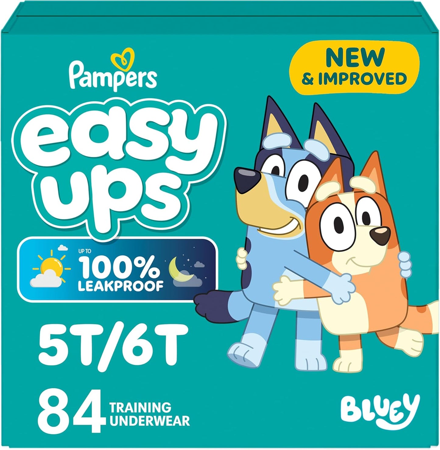 Pampers Easy Ups Bluey - Pantalones de entrenamiento para niños y n...