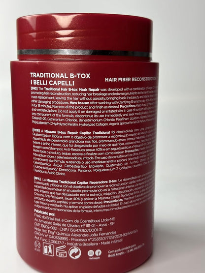 I Belli Capelli Ravenna Repair B-tox Tratamiento para el cabello -...