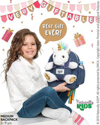 Mochila para niños pequeños Naturally KIDS con. Peluche Unicornio B...