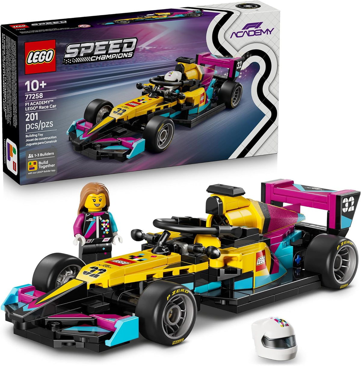 LEGO Speed Champions Vehículo de Carrera de la Academia F1 - Juguet...