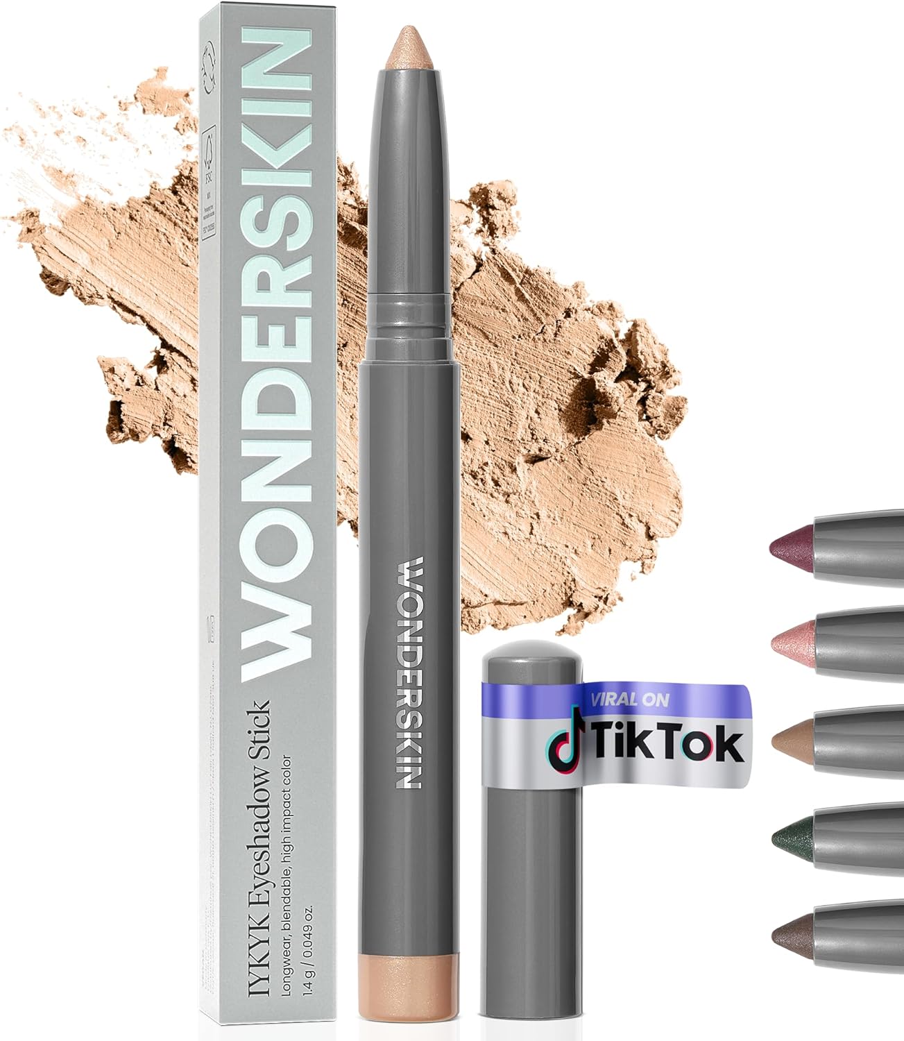 Wonderskin IYKYK - Barra de sombra de ojos de larga duración, sombr...