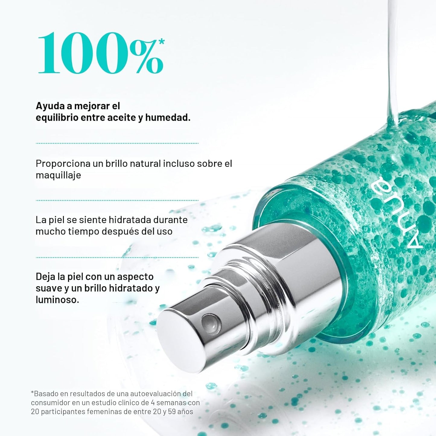 ANUA PDRN - Suero facial en aerosol con brillo de colágeno, niebla...