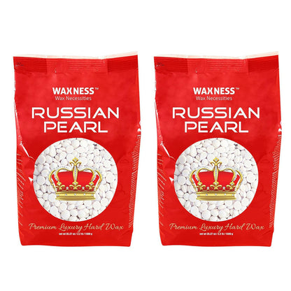 Waxness Russian Pearl - Perlas de cera dura de 2.2 libras (2.2 lbs)...
