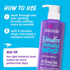 Aussie Miracle Moist Shampoo y acondicionador con acondicionador pr...