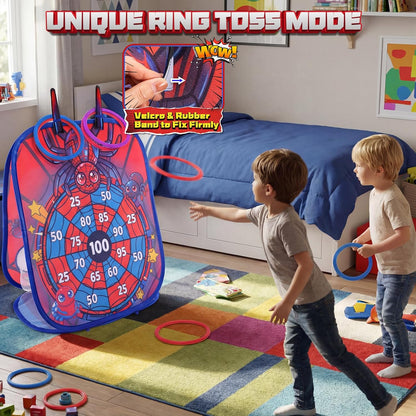 Bean Bag Toss Game for Kids - Cornhole Board Outdoor Toys for Toddl...