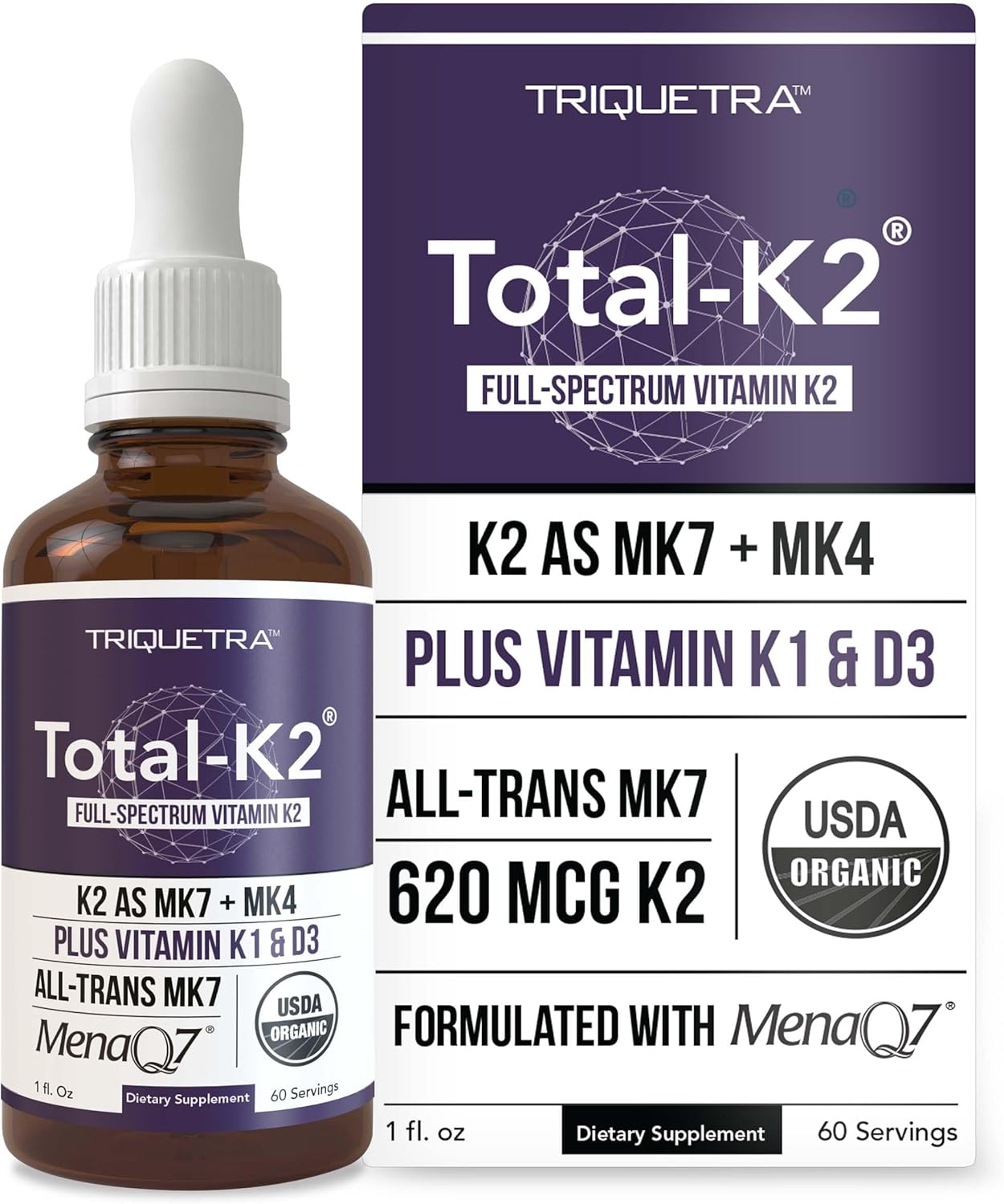Total K2® | Vitamina K2 como MK7 y MK4 | Cofactor Plus K1 y vitamin...