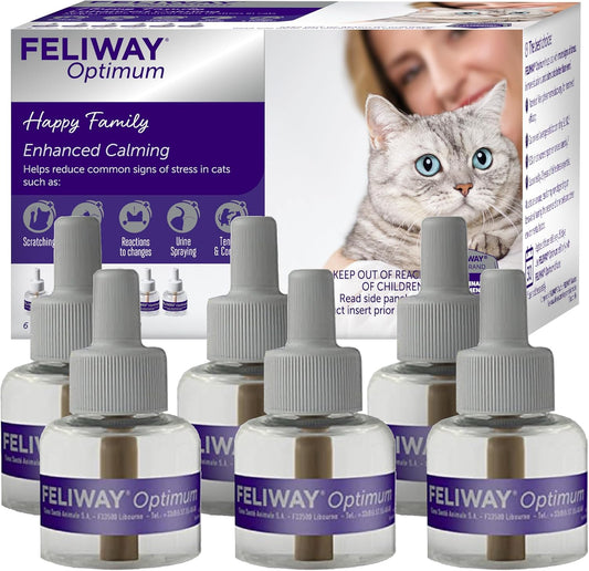 FELIWAY Optimum - Recambios calmantes para gatos de 30 días para di...
