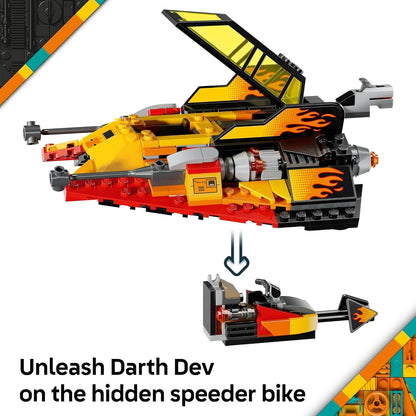 LEGO Star Wars: Rebuild The Galaxy The Force Burner Snowspeeder Juguete de Construcción - Set de Juego de Simulación 2 en 1 con 3 Minifiguras para Niños, Edades 7+ - Decoración Coleccionable para
