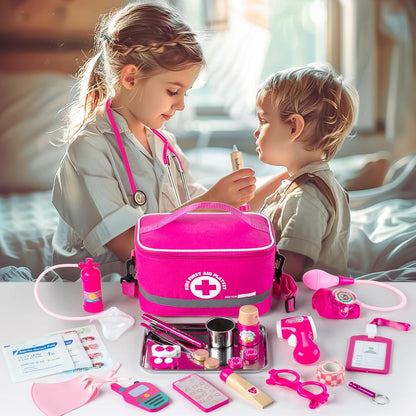 EFO SHM Kit médico para niños y niñas, 34 piezas para niños pequeño...