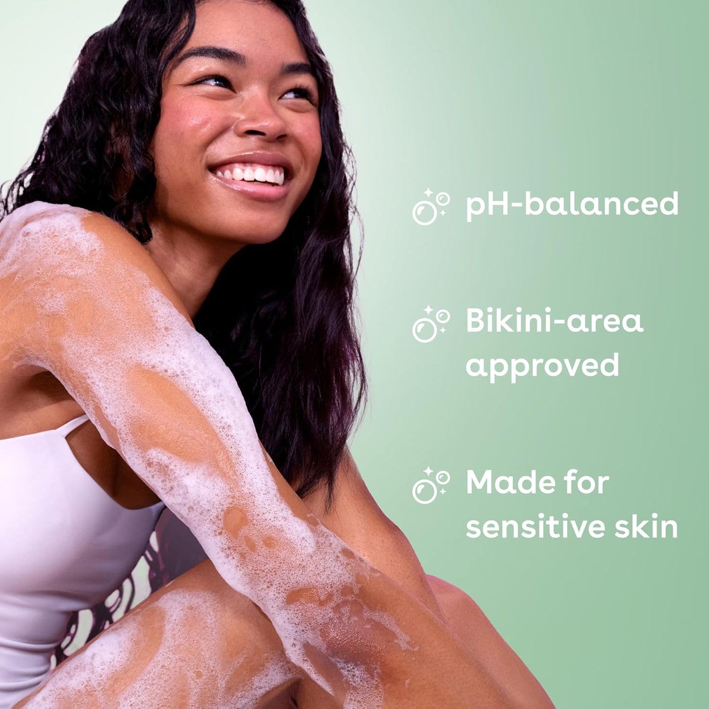 eos Gel de baño de cachemira \u2013 Crema de pistacho, gel hidratan...