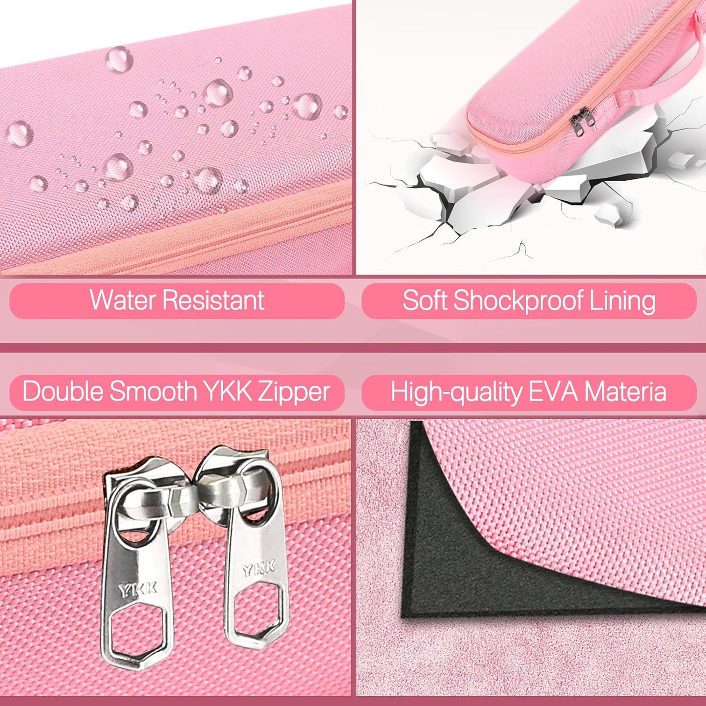 RAIACE Funda de almacenamiento rígida compatible con Dyson Airstrai...