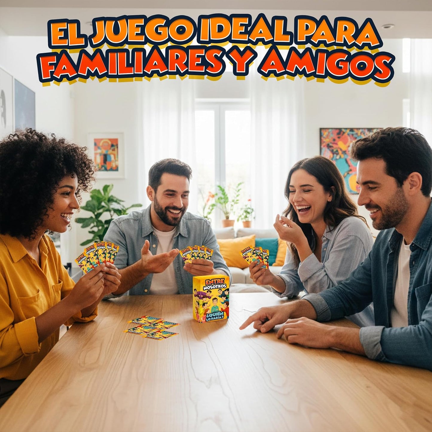 ¿Quién lo Haría? Juego de Mesa en Español para Familia, Amigos, Adultos y Adolescentes | Juego de Cartas Divertido para Fiestas, Noche de Juegos, Viaje, Cumpleaños | Juego de Mesa Regalo