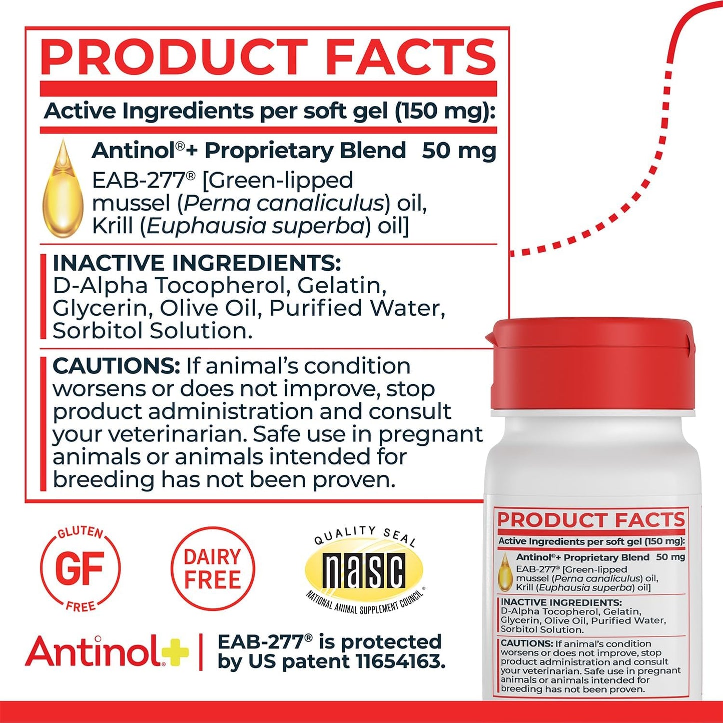 Antinol Plus, suplemento para la movilidad, cadera y articulaciones...