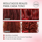 Karseell Set de champú y acondicionador de máscara de cabello rojo...