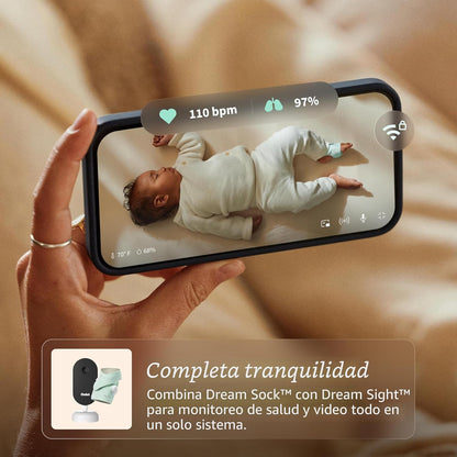 Owlet Dream Sock® - Monitor inteligente para bebé aprobado por la F...