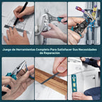 Sundpey Kit de herramientas para el hogar de 379 piezas, juego comp...