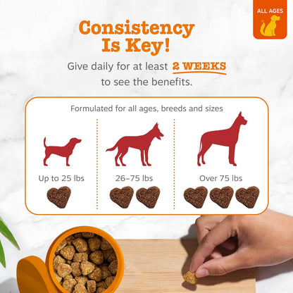 Zesty Paws Suplemento de Arándano Rojo Senior para Perros - Control...