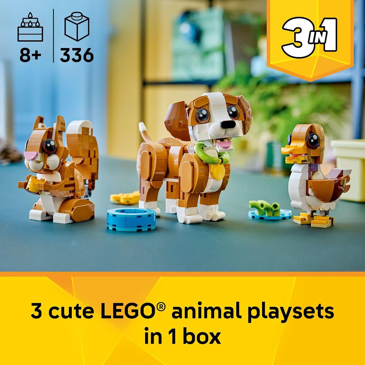 LEGO Creator 31382 - Animales lindos en 1: juguete de construcción...