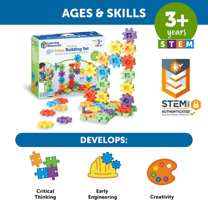 Learning Resources: set de engranajes de juguete