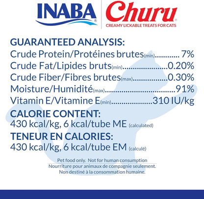 INABA Churu - Golosinas para gatos, puré cremoso para lamer y expri...