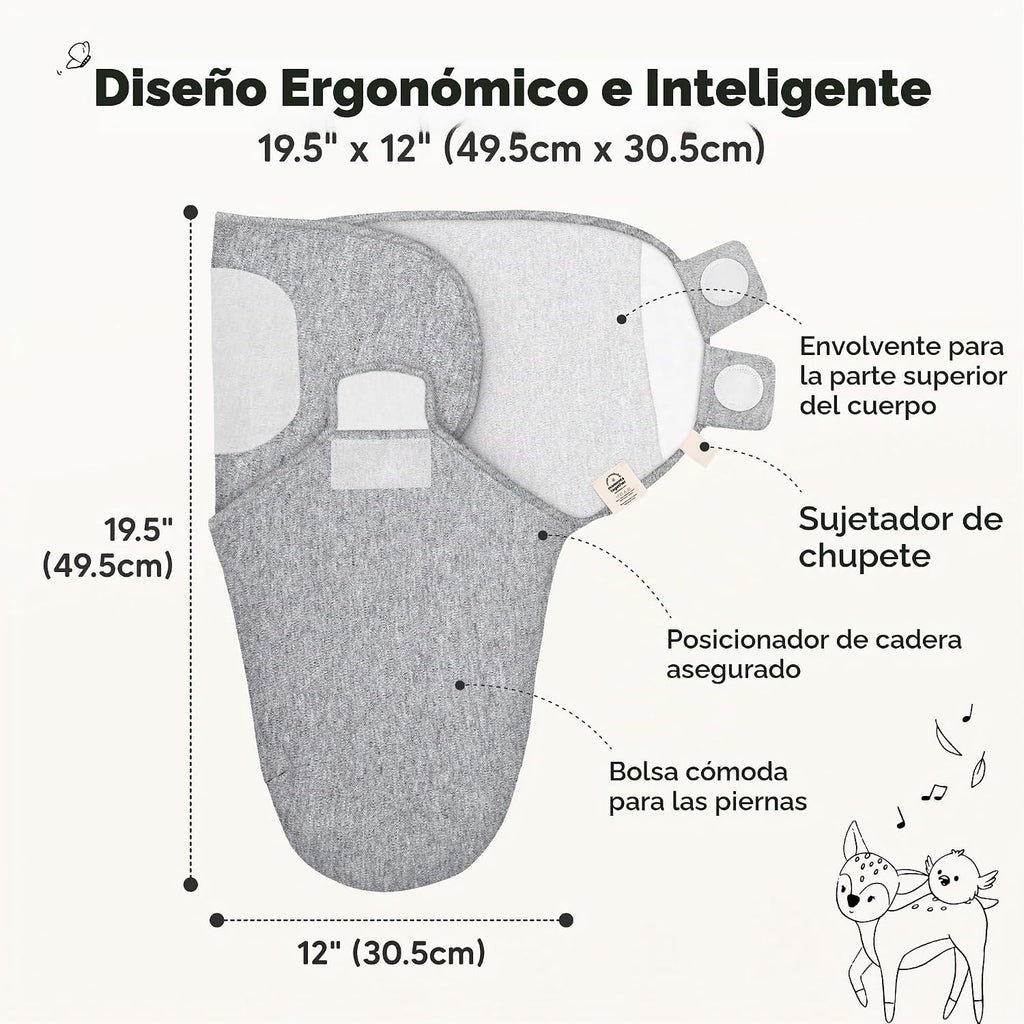KeaBabies 3pk - Pañales orgánicos para recién nacidos, 0.5 TOG Clou...