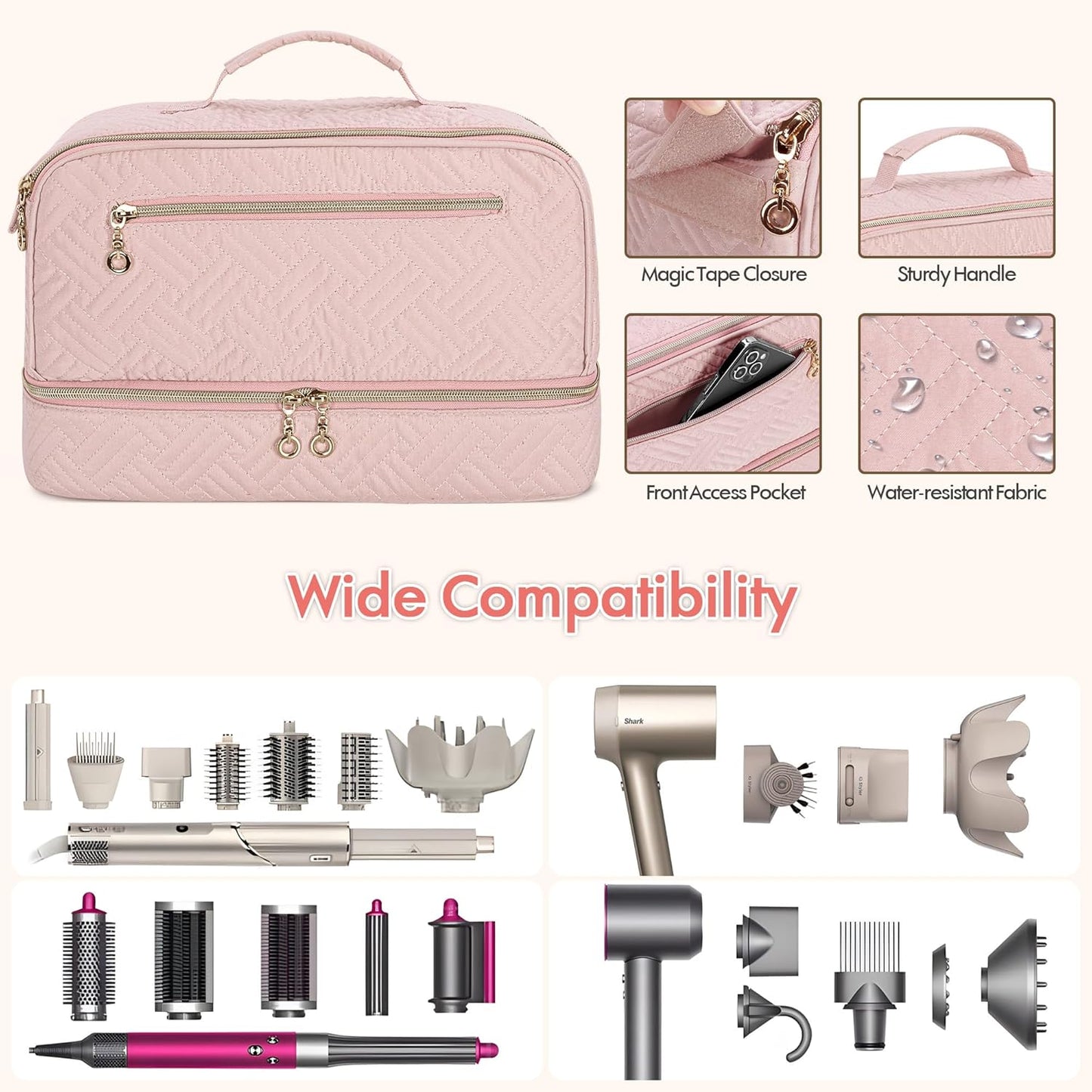 Teamoy Estuche de transporte de viaje compatible con Shark Flexstyl...