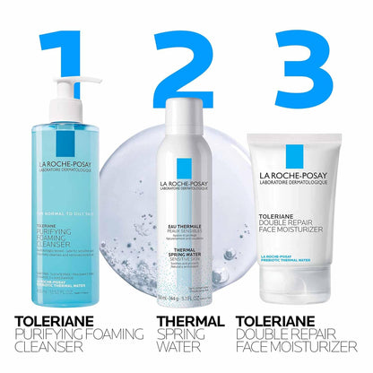 La Roche-Posay Toleriane Limpiador Facial Espumoso Purificante, Lim...