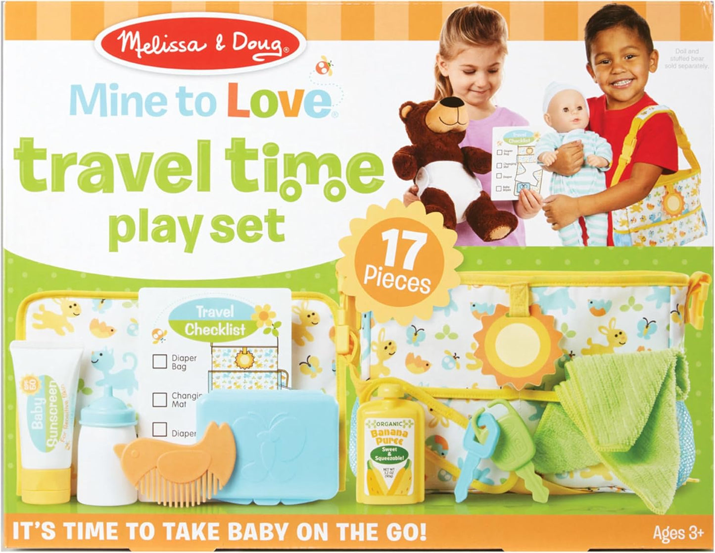 Melissa &amp; Doug Mine to Love Travel Time Play Set para muñecas c...