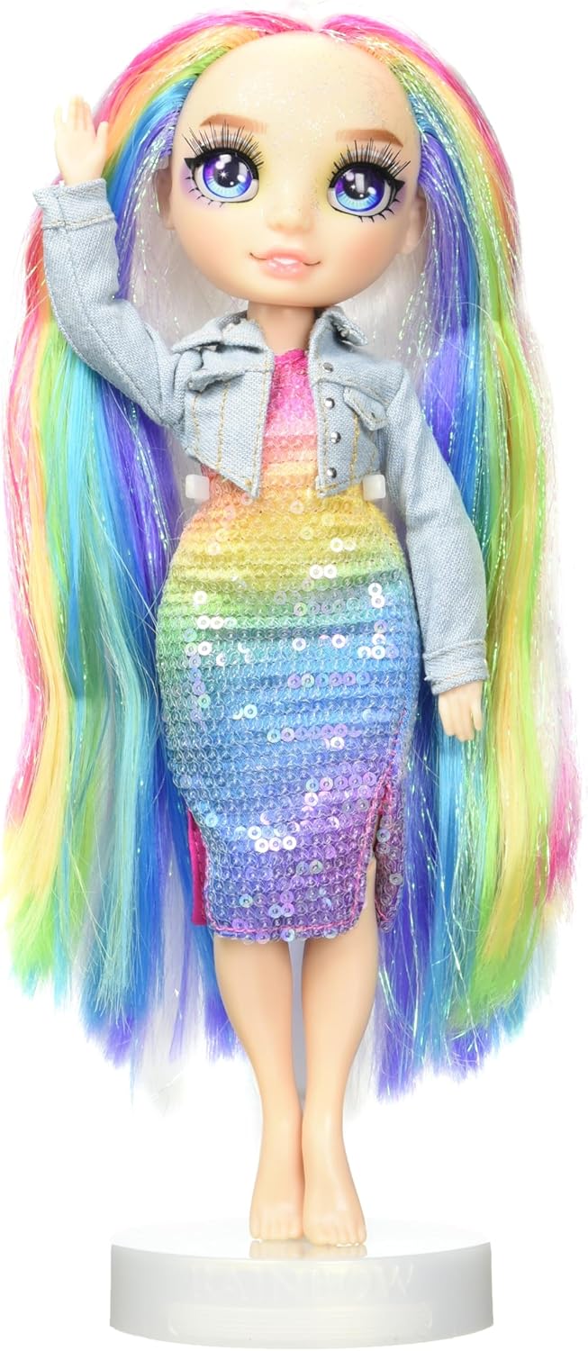 Rainbow High Amaya, Rainbow con kit de slime y mascota, muñeca de m...