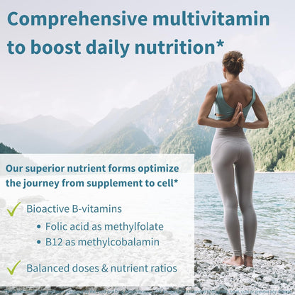 Igennus Multivitamínico metilado de alta potencia para mujeres, ing...